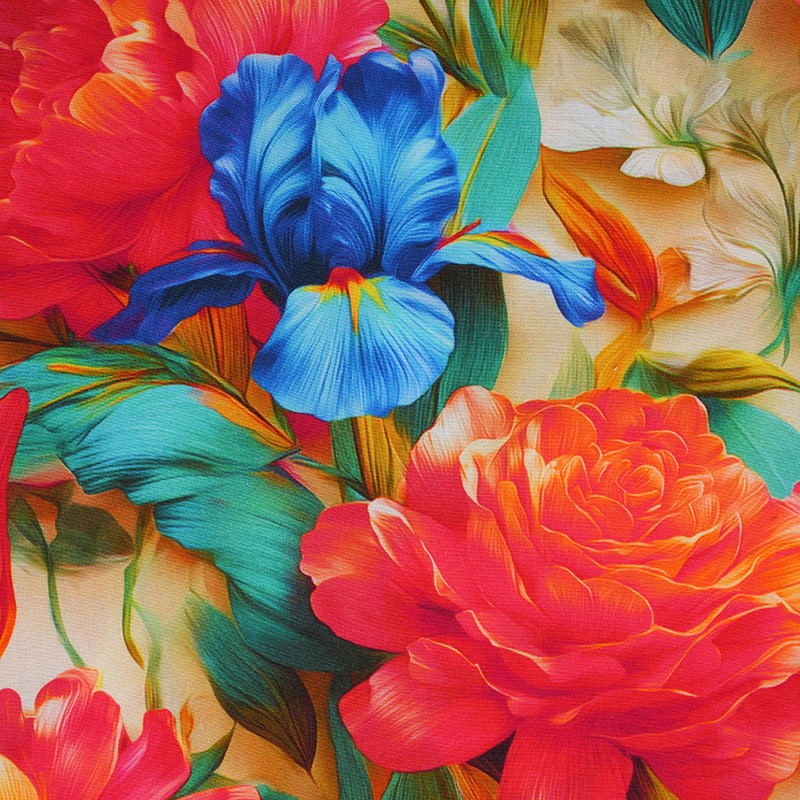 环保人造丝反应印刷面料